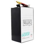 Sellec Semi Solid State 12s 60000mAh 7C Drone Battery (Also for Boat & UPS Applications)