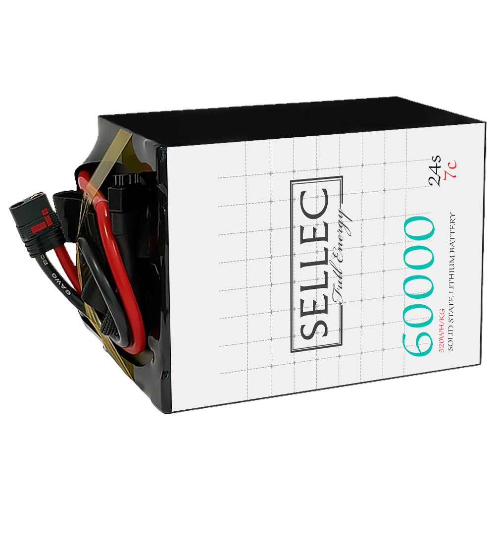 24s temp Sellec Semi Solid State 24s 60000mAh 7C Drone Battery (Also for Boat & UPS Applications) - Image 1