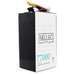 Sellec Semi solid State 12s 77000mAh 2C Drone  Battery (Also for Boat & UPS Applications)
