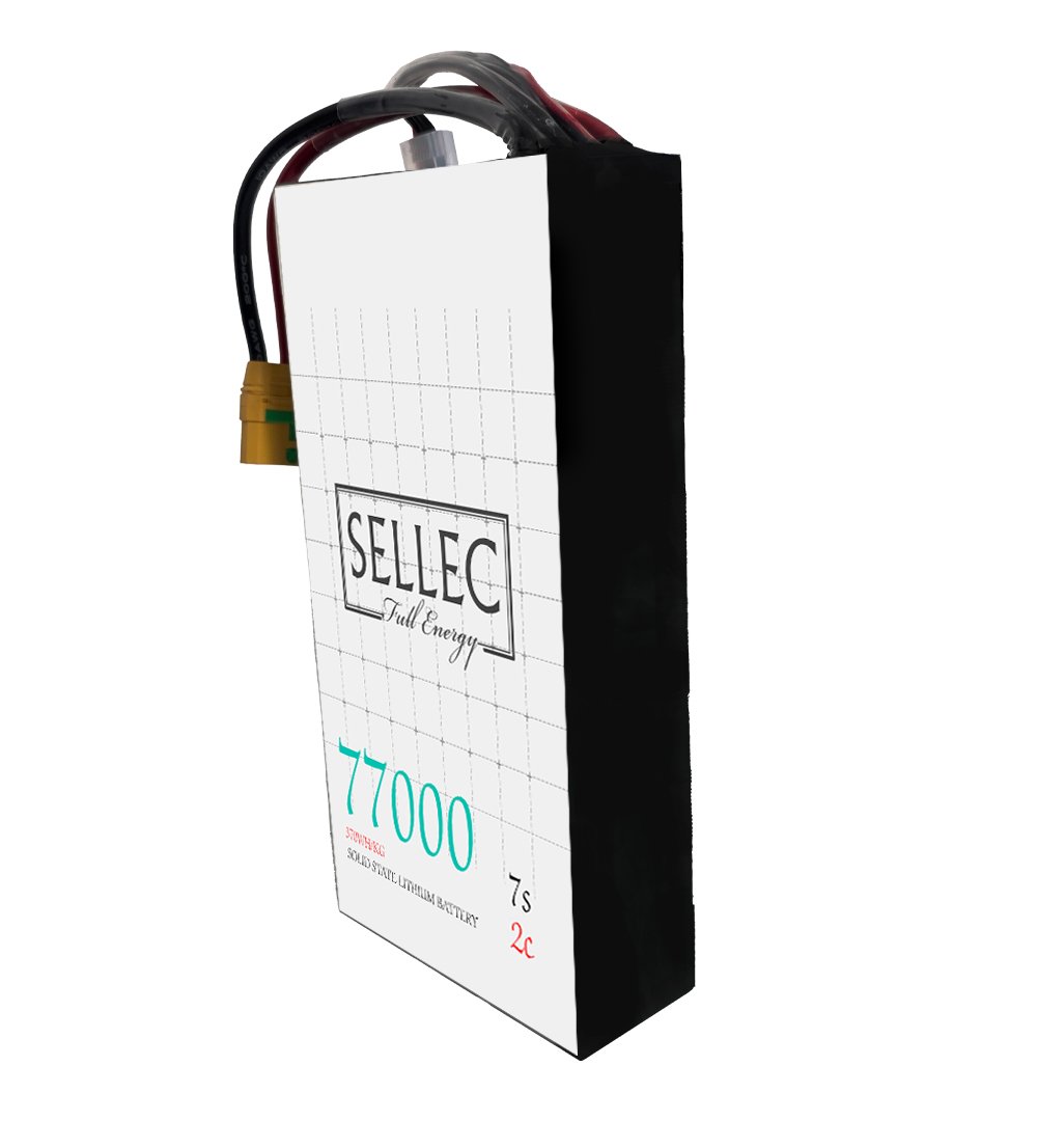 7s Sellec Semi solid State 7s 77000mAh 2C Drone Battery (Also for Boat & UPS Applications) - Image 1